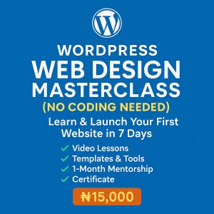 WordPress Web Design Masterclass (No Coding Needed)
